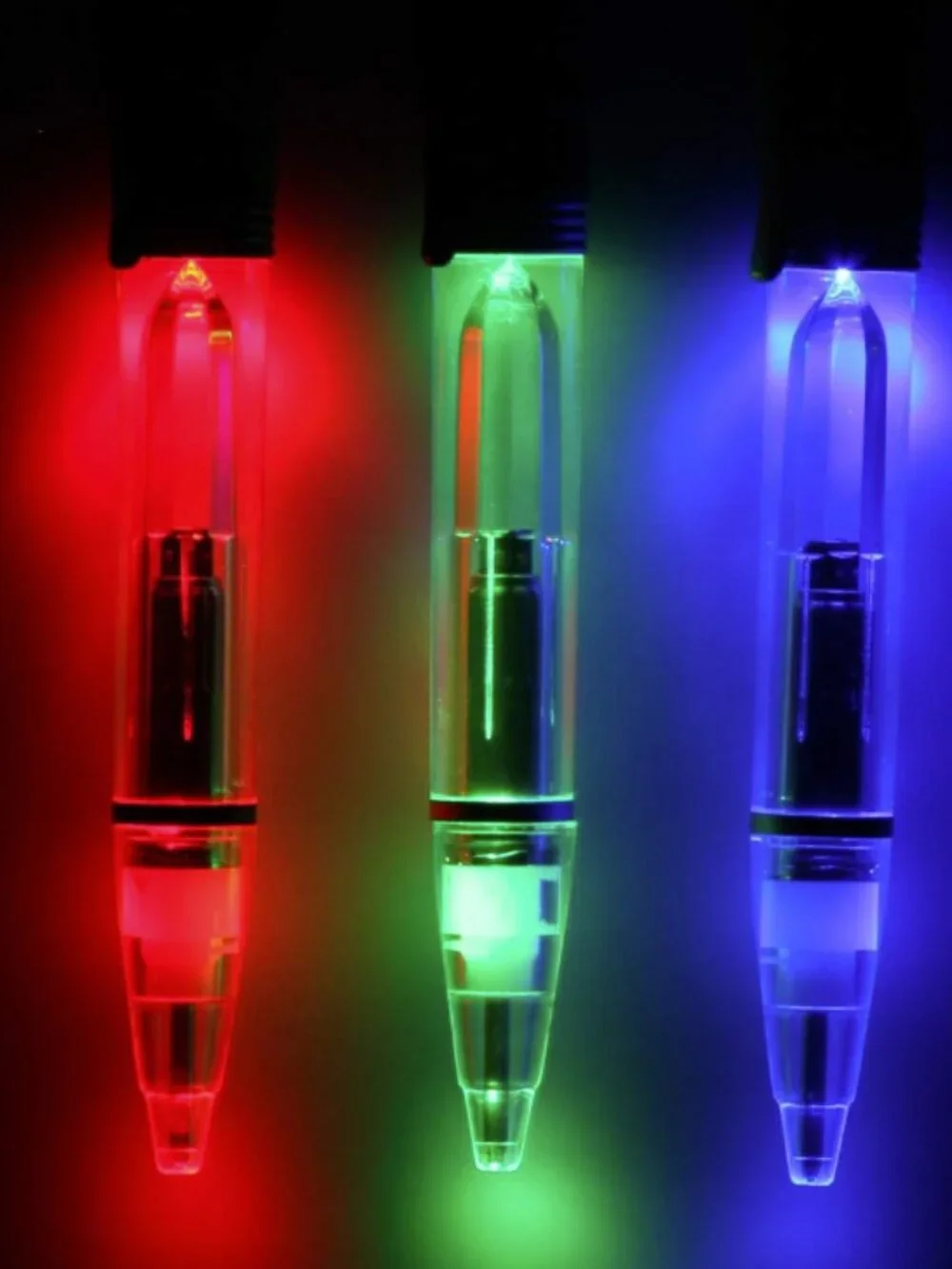Star Wars Light Saber Pens SET OF 3. Pens LIGHT UP. Vader, Skywalker & OBI-1 - Picture 7 of 10